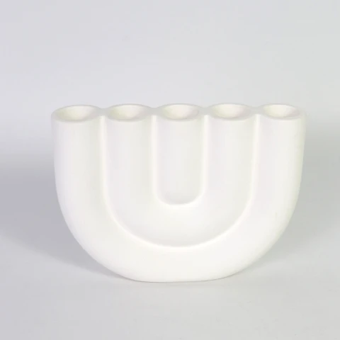 BASE CERAMICA BLANCA 17.5X3.8X12.8CM Unica