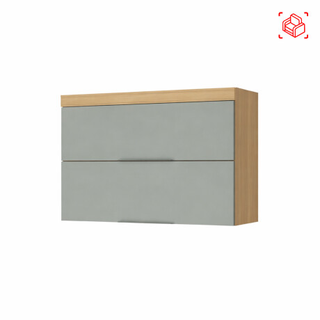 AEREO 2P BASC 80 CM MDF GRIS BERNA