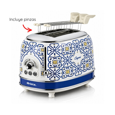 Tostadora 2 Ranuras Con Pinza Capri Ariete Tostadora 2 Ranuras Con Pinza Capri Ariete