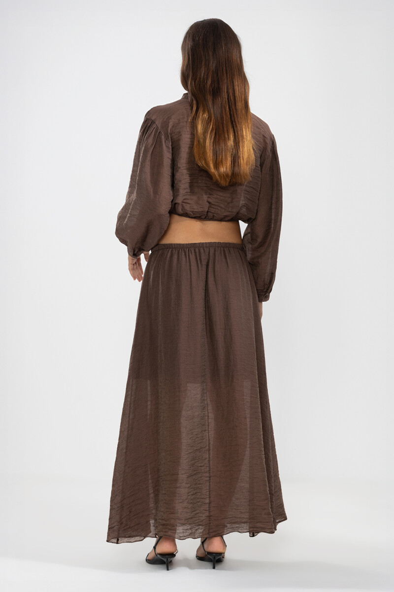ABBY SKIRT Chocolate
