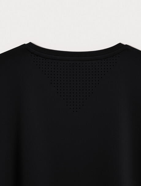 CAMISETA DEPORTIVA DE ALTO RENDIMIENTO NEGRO