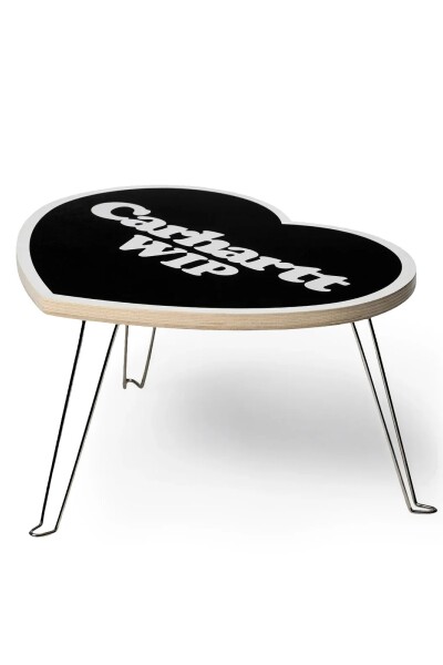 Heart Folding Table Negro
