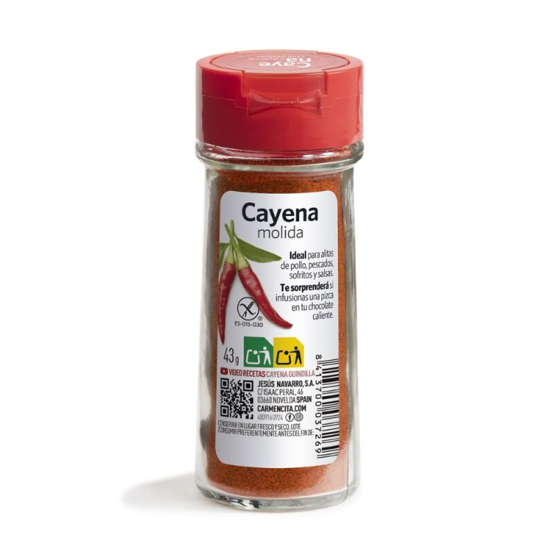 Carmencita Original Cayena Molida 43g Carmencita Original Cayena Molida 43g