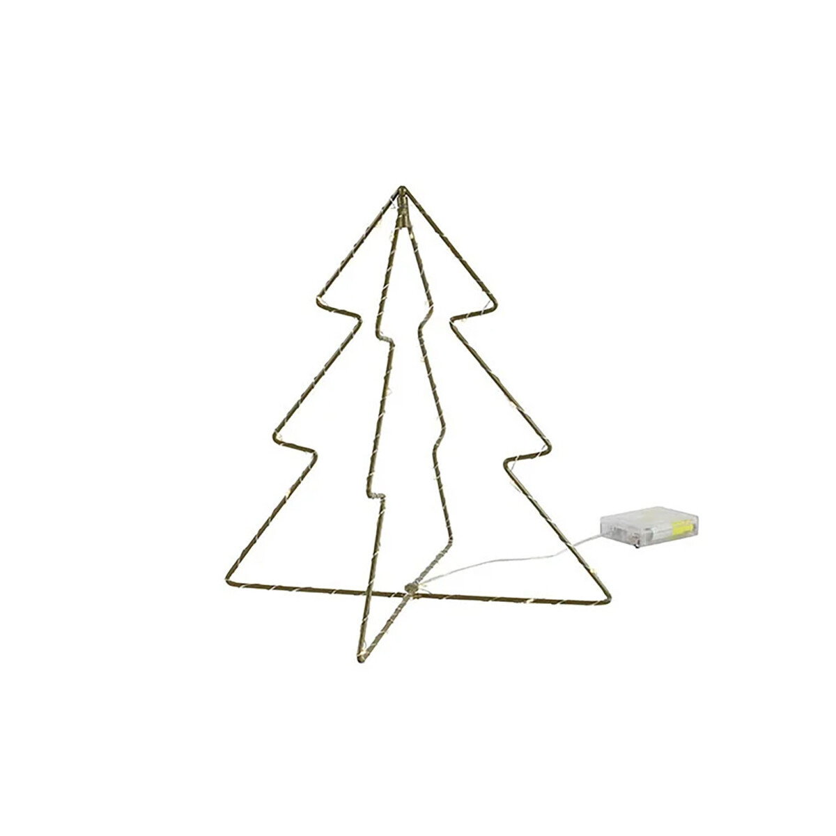 ARBOL NAVIDAD LED - METAL AMARILLO BOAZ 