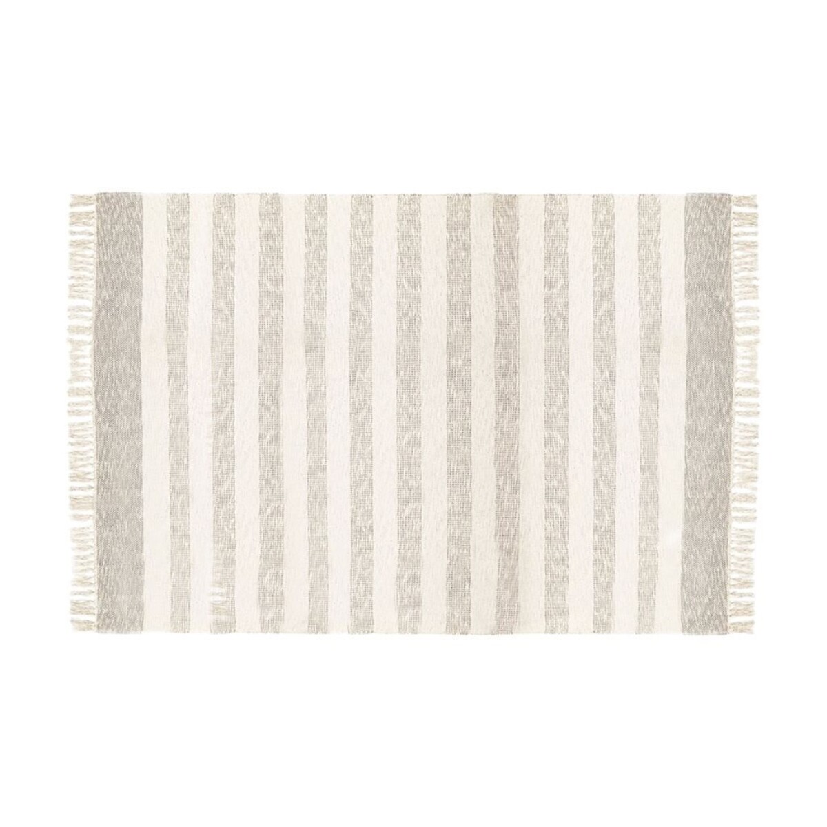 ALFOMBRA CON FLECOS AZUL/GRIS 150x210CM 