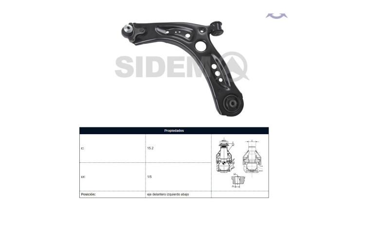 Parilla De Suspension Delantera Audi A3 10-13 Izq Parilla De Suspension Delantera Audi A3 10-13 Izq
