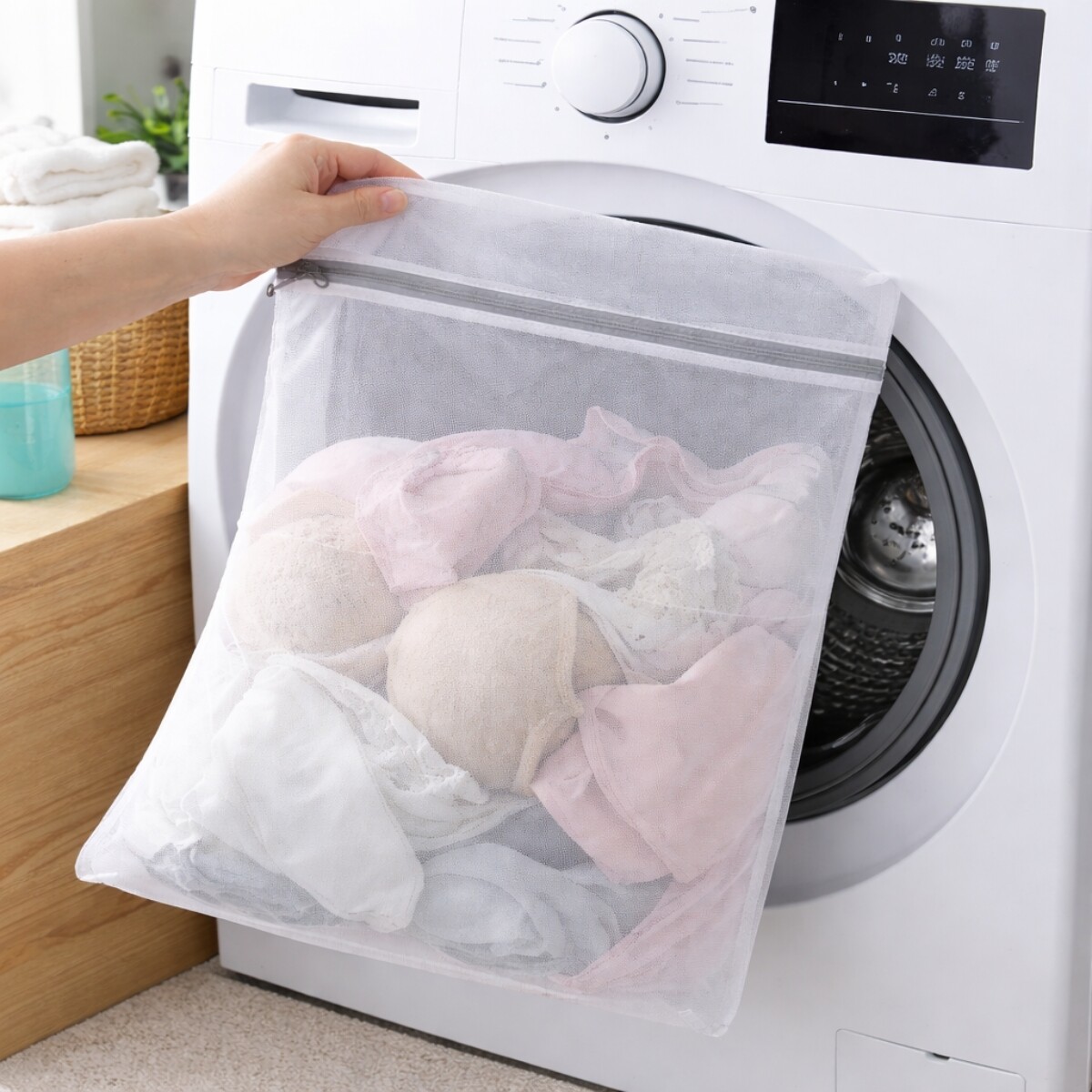 Bolsa para lavaropa 40x50cm - BLANCO 