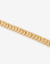Collares Cortos Metal Collar Corto Bolones Metal - Dorado