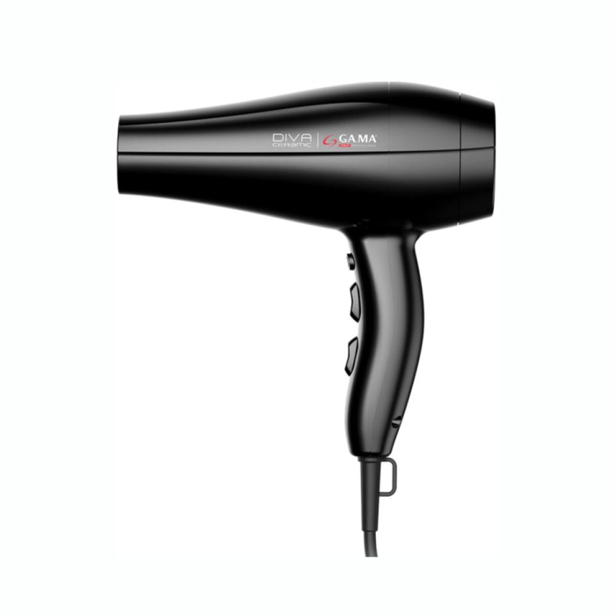 Secador GAMA Diva STD Ceramic 2300W Dos Boquillas Un Difusor 