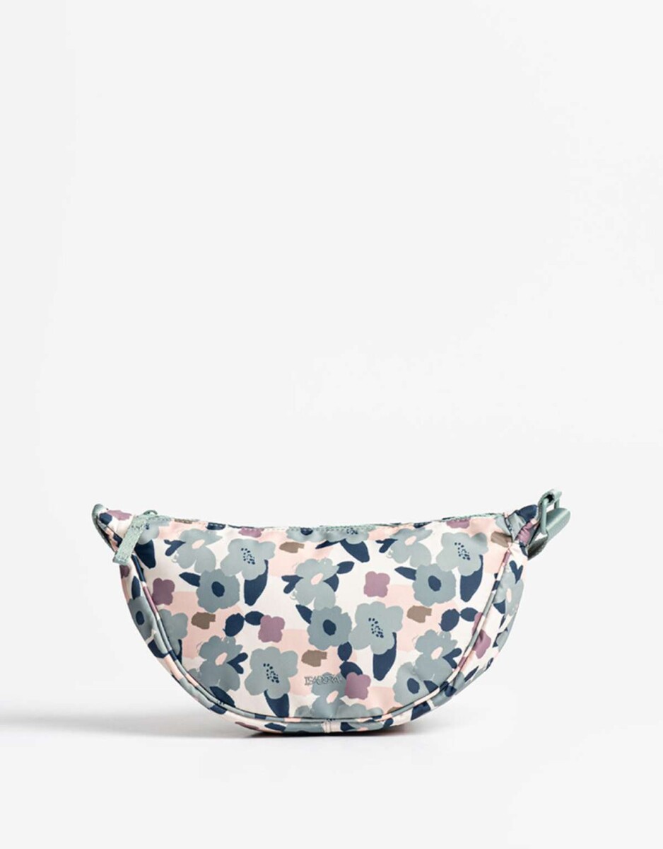 Bandolera Material Reciclado - Estampado Flores 