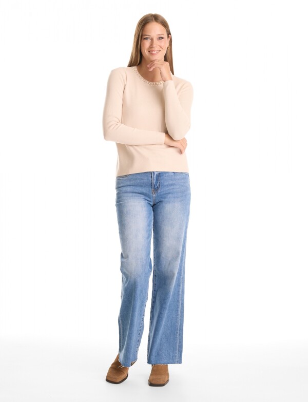Buzo Perlas BEIGE