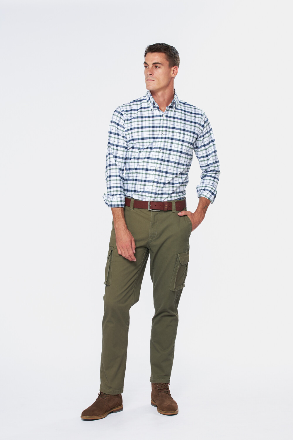 PANTALON CARGO Verde