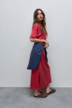 Vestido Daniel Cassin Aris Rojo