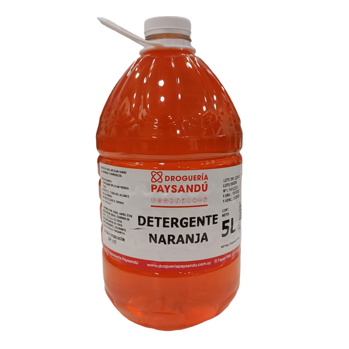 Detergente Naranja - 5 L 