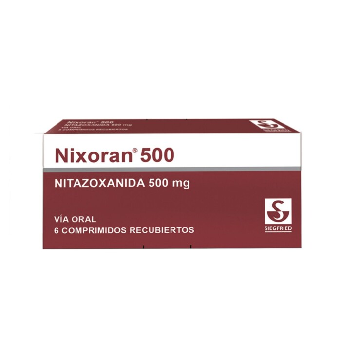 nixoran 500 mg. cj x 6 comp.