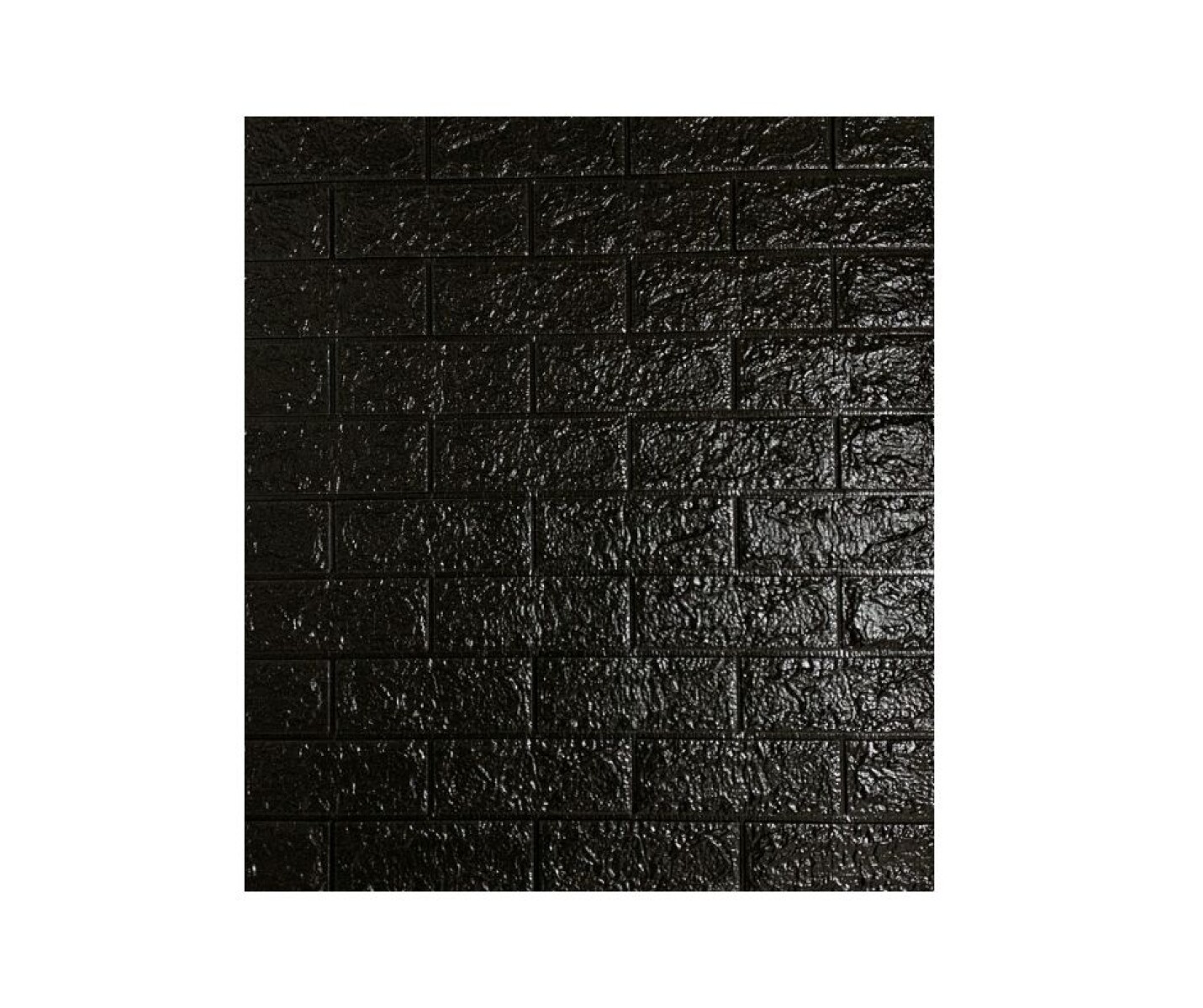Revestimiento autoadhesivo 3mm ladrillo - negro 