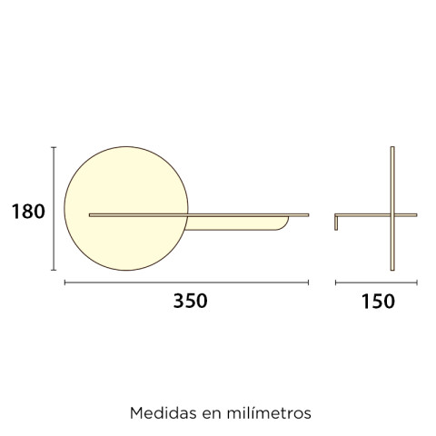 Portátil pared acero blanco 1xE27 luz indirecta BM1006