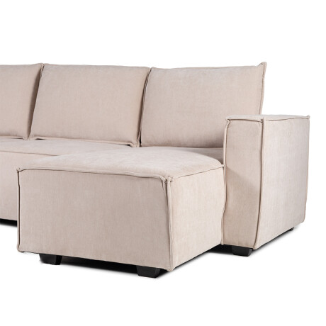 Rinconera Urban - Tela Microfibra - Chaise derecho 12072 (Beige)