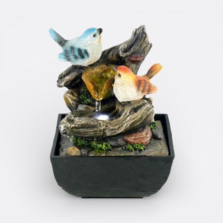 Fuente De Agua Aves Coloridas Fuente De Agua Aves Coloridas