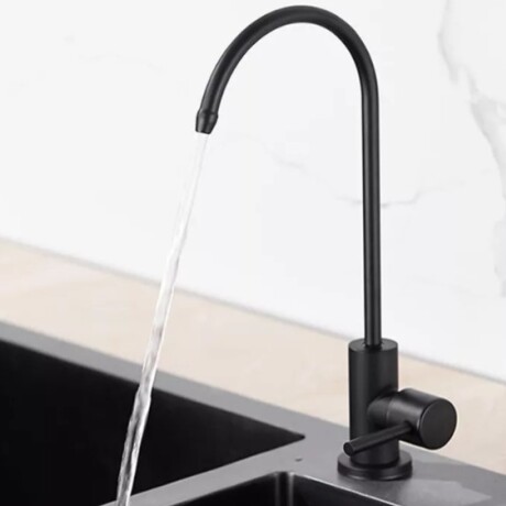 Purificador bajo mesada con canilla 1 VIA Negro con Ecofast