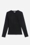 Remera cuello a la base NEGRO
