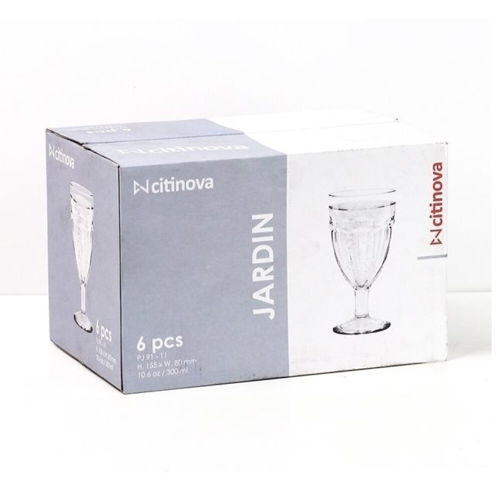 SET 6 COPA JARDIN 300ML EN CAJA DE REGALO SET 6 COPA JARDIN 300ML EN CAJA DE REGALO