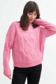 Sweater con estructura - Mujer ROSA