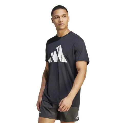 Remera Adidas Run It Bos Tee Negro