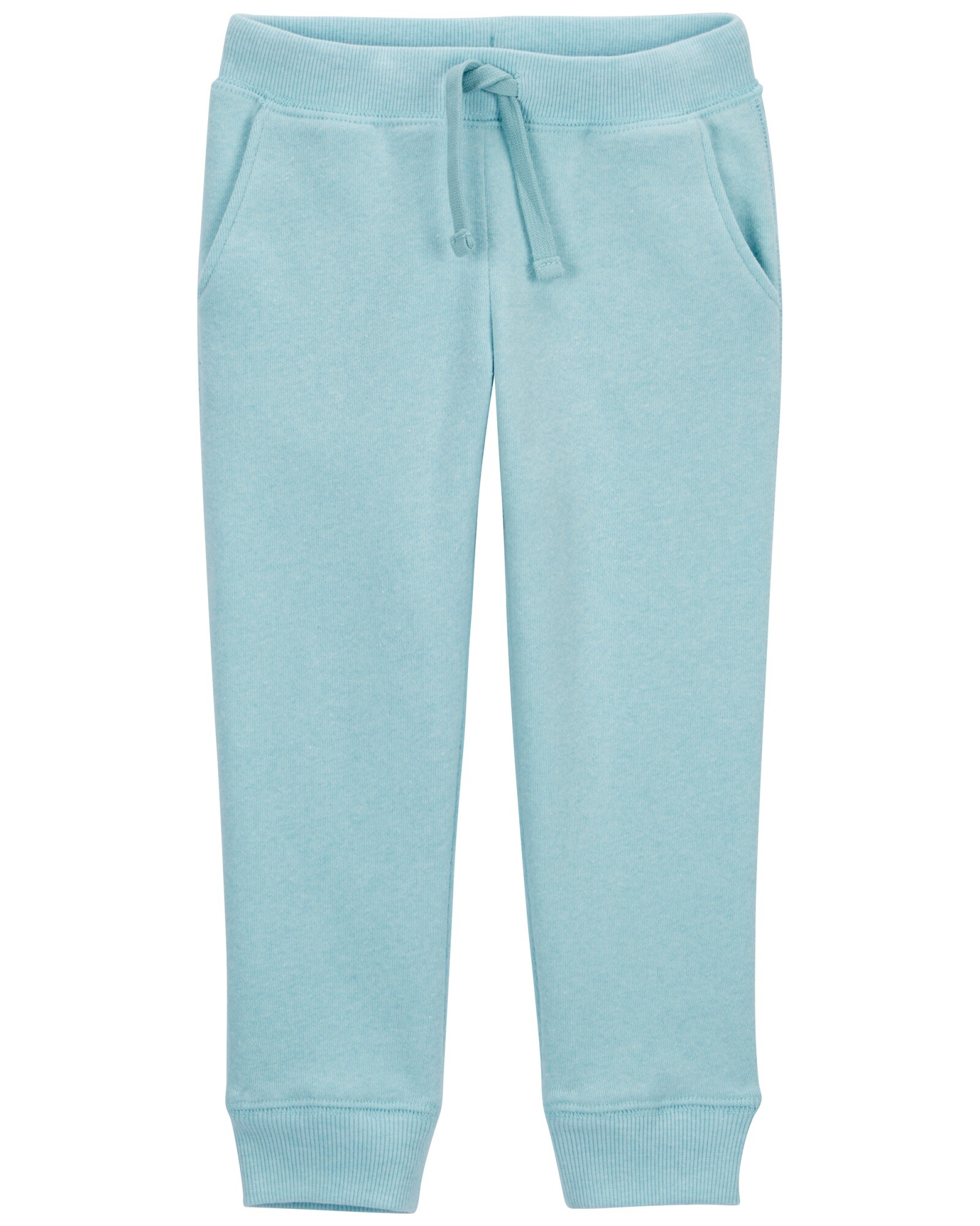 Pantalón deportivo de algodón, celeste. Talles 2-5T Sin color