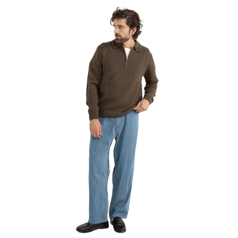 Buzo Rhythm Quarter Zip - Marrón Buzo Rhythm Quarter Zip - Marrón