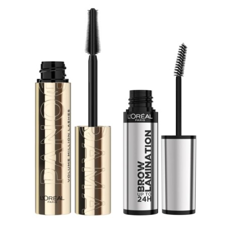 Pack L'Oréal Paris - Máscara De Pestañas Voluminous Panorama + Gel para Cejas Infallible Brow Lamination Pack L'Oréal Paris - Máscara De Pestañas Voluminous Panorama + Gel para Cejas Infallible Brow Lamination