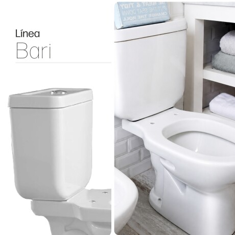 INODORO CORTO CON MOCHILA FERRUM BARI BLANCO BLANCO