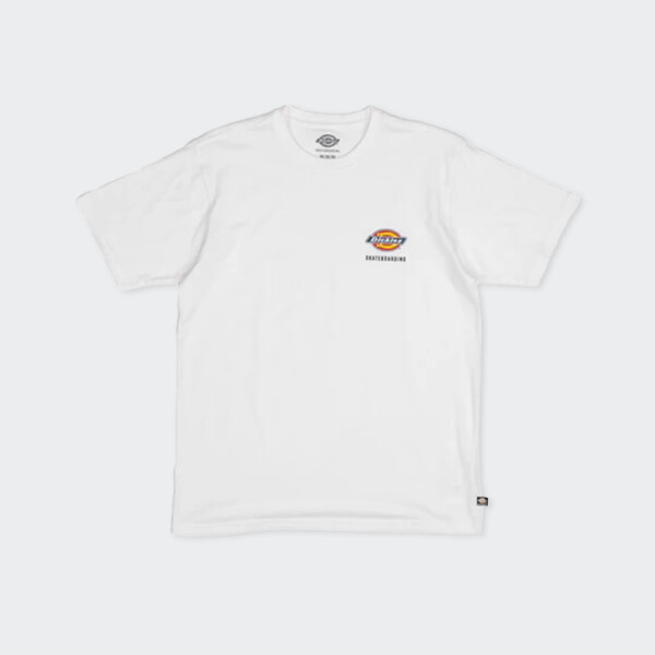 Remera Dickies Skateboarding Logo Blanco