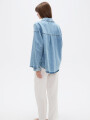 Campera Hira Azul Grisaceo