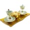 Set de té para dos personas color plato ceramica 8