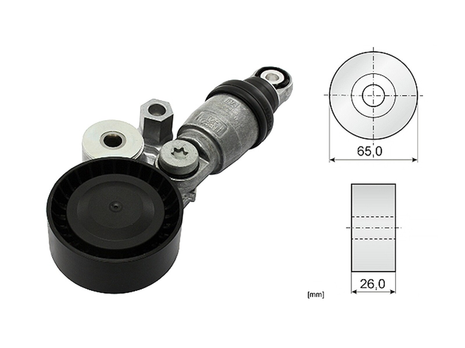 Tensor De La Correa Mazda 2 - Dl 17-25 