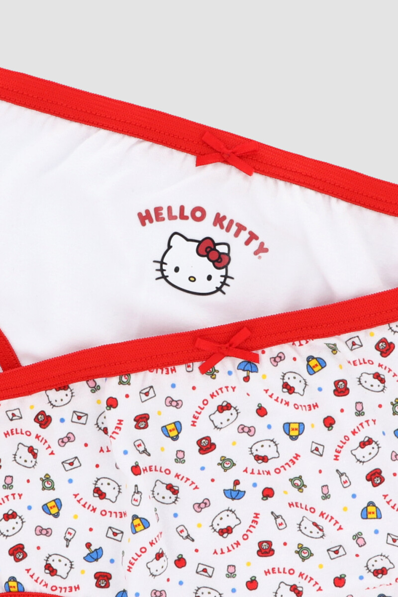 Hello kitty bomb.alg.lyc.est.pack 2 Blanco
