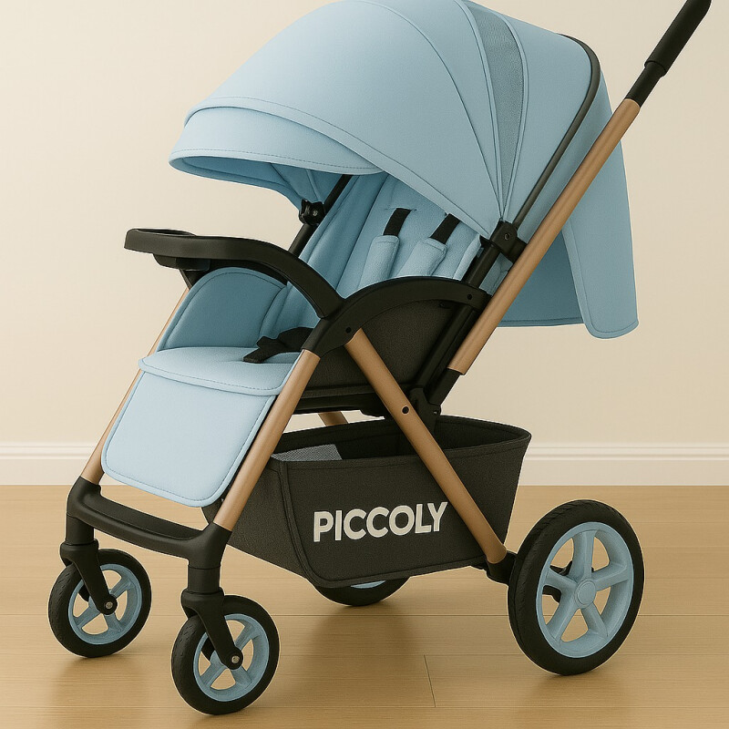 Coche Carriola de Paseo Para Bebe Plegable Verde