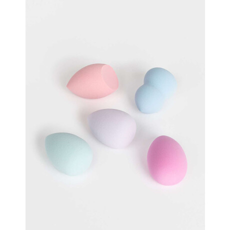 Set De Esponjas Aplicadoras On The Glowy Side Combinacion Multicolor