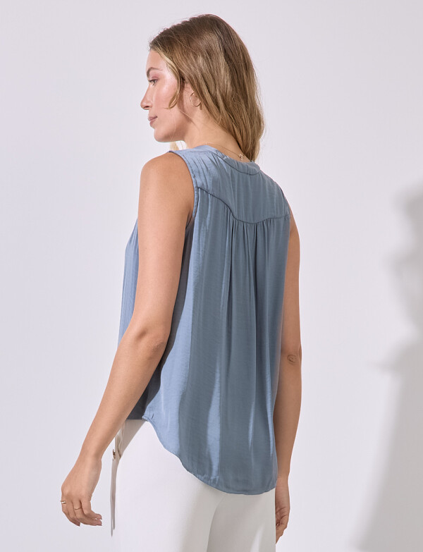 Blusa Saten GRIS