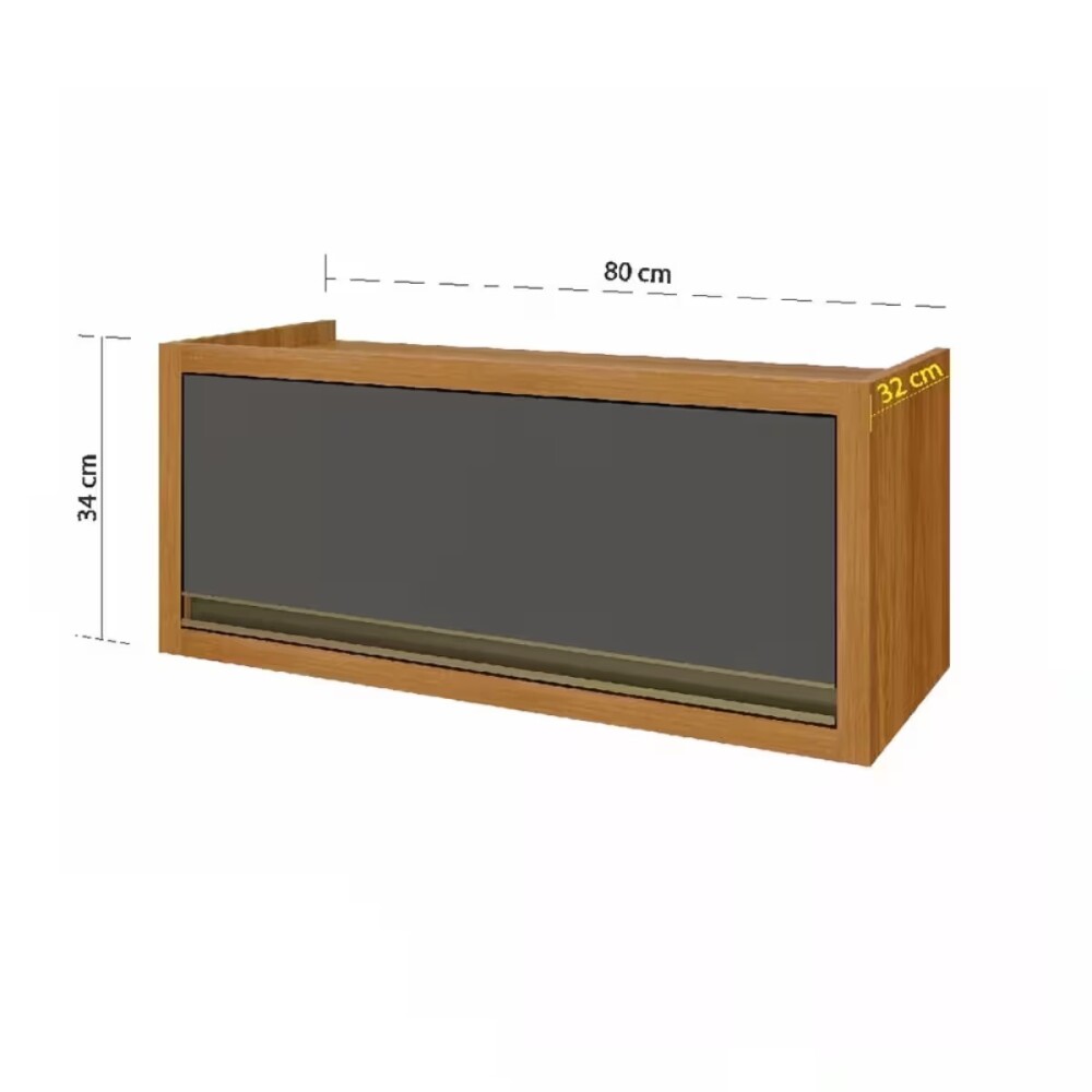 Aéreo Baronesa 80 cm Off White 1 Puerta Aéreo Baronesa 80 Cm Off White 1 Puerta