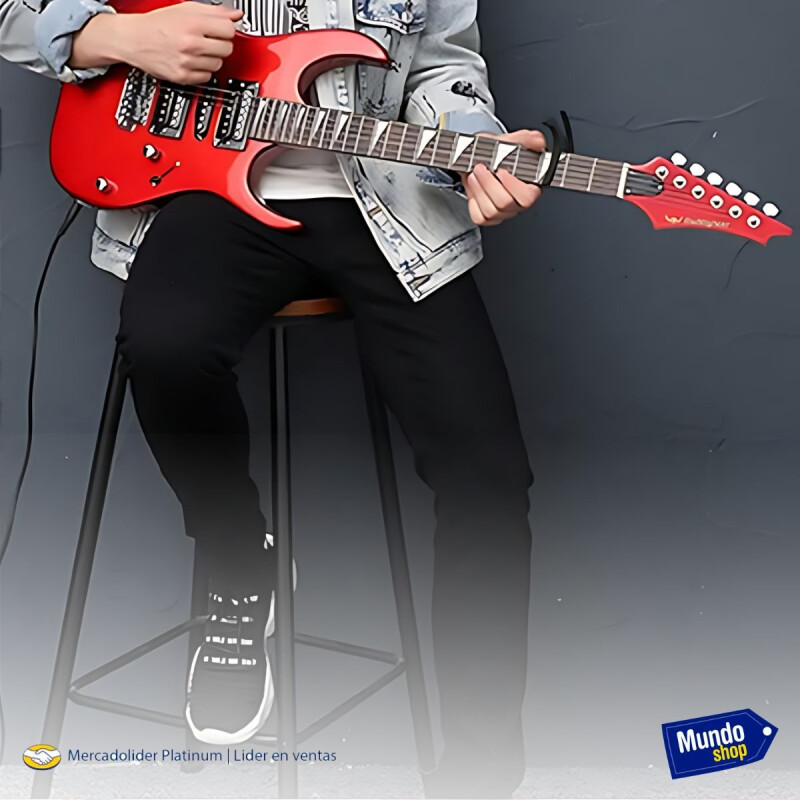 Requinto Capo Capotraste Guitarra Acustica Electrica Pinza Rojo