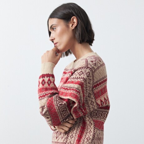 SWEATER<br /> HUANCAYO Beige Melange