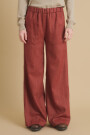 PANTALÓN RELAXED Bordo