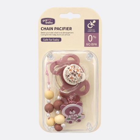 Chupetes Colgantes Varios Colores Violeta Flor