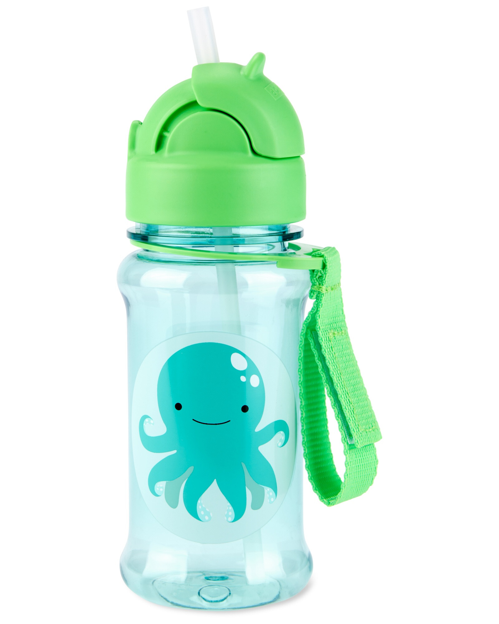 Botella de plástico Tritan, con sorbito, diseño pulpo Botella de plástico Tritan, con sorbito, diseño pulpo