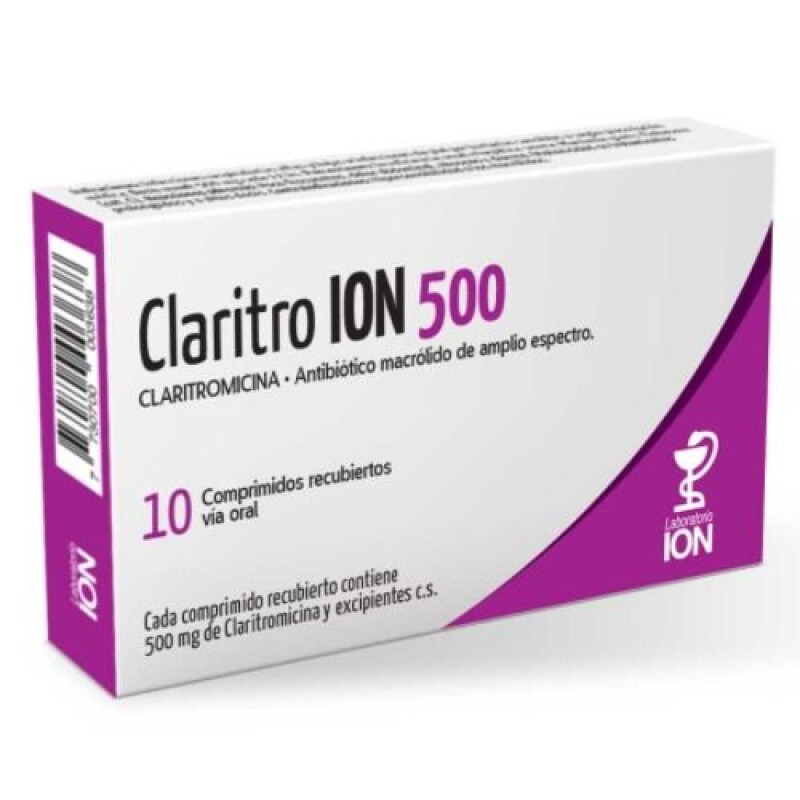 Claritro Ion 500 Mg. 10 Comp. Claritro Ion 500 Mg. 10 Comp.