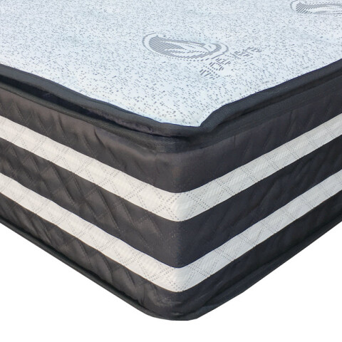 Sommier ZZZEN - 1 Plaza y Media - Espuma EPS Y Pillow Top - 110x188x72 - 180 Kg Sommier ZZZEN - 1 Plaza y Media - Espuma EPS Y Pillow Top - 110x188x72 - 180 Kg