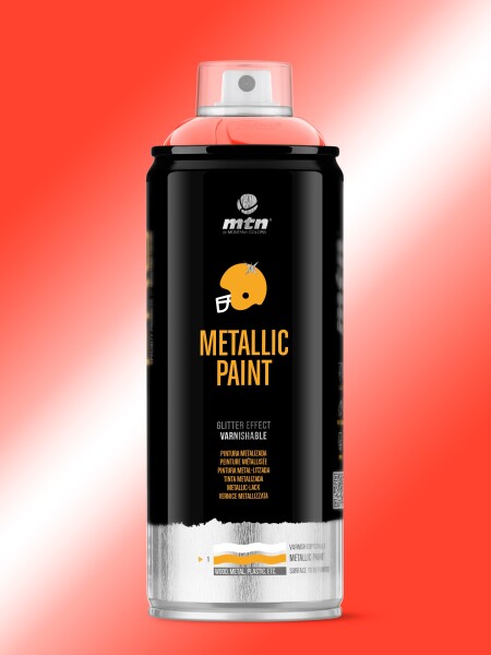 AEROSOL MTN PRO METALIZADO ROJO 400ML N/A