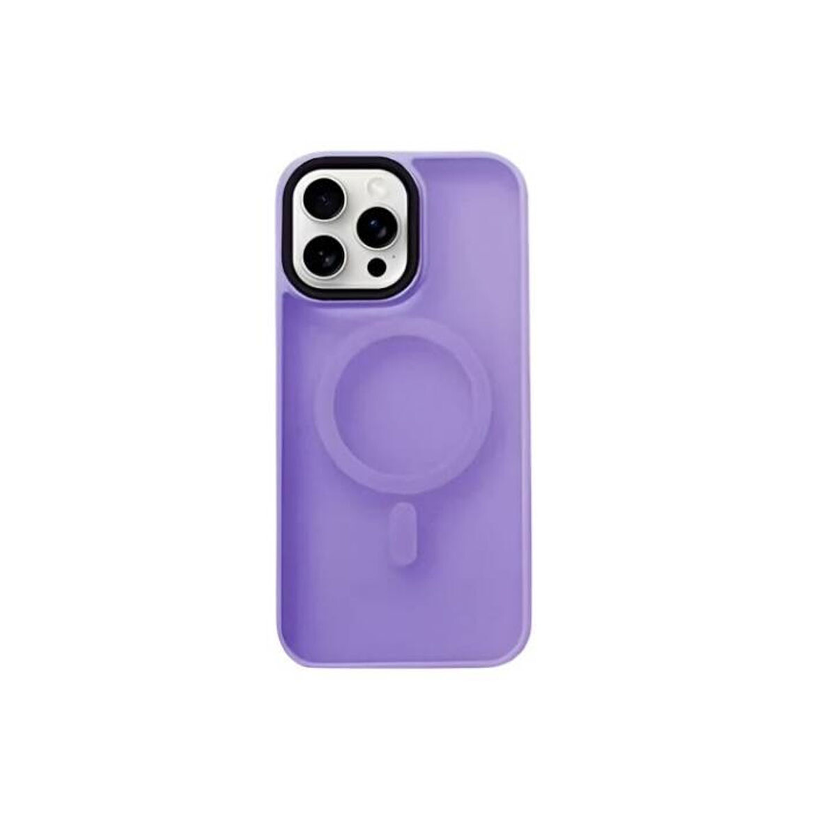 Estuche TPU Para IPhone 16 Violeta Matte Magsafe 